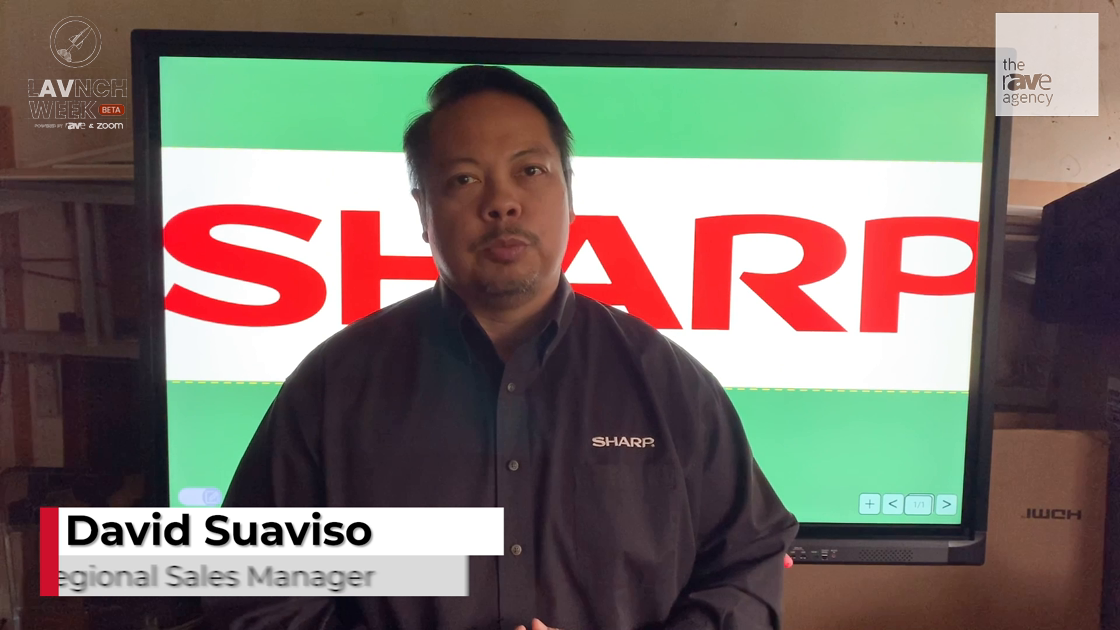 LAVNCH WEEK: Sharp Talks Additions to Sharp AQUOS Board Lineup – 4K, RoomScale, IoT Sensor Hub