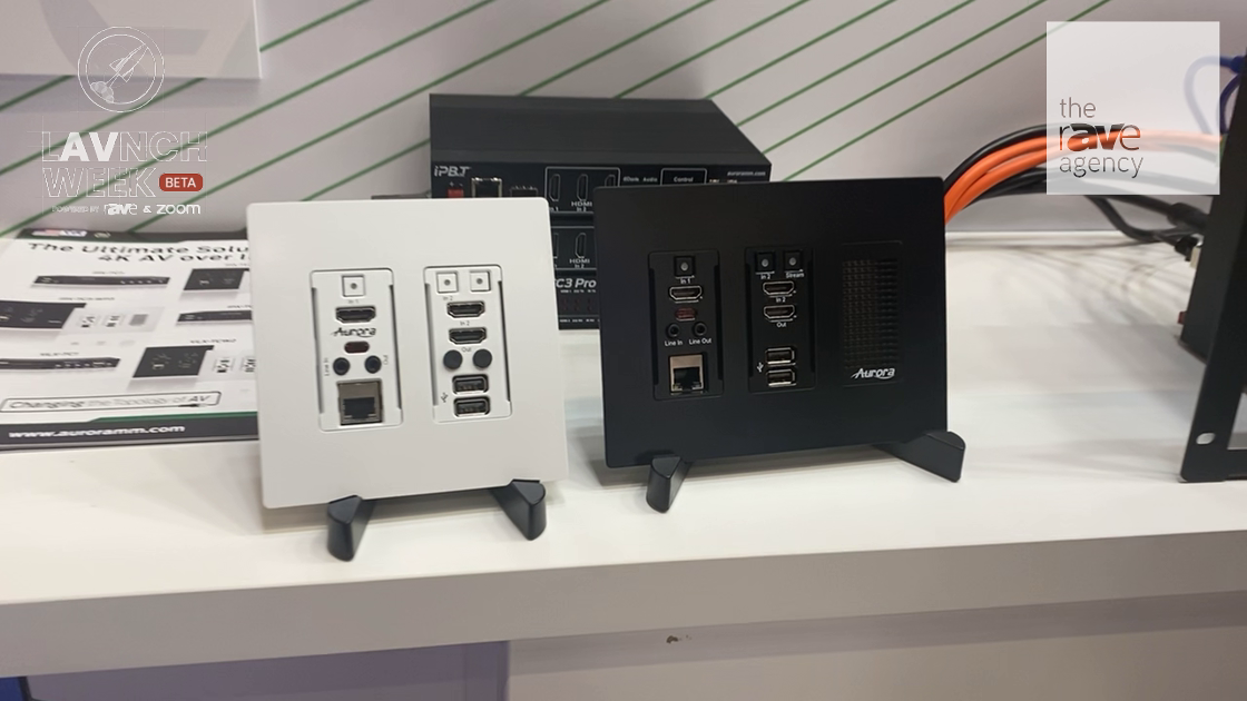 LAVNCH WEEK: Aurora Multimedia Introduces SDVoE IPX-TC3-WP2 and WP3 Wall Plates