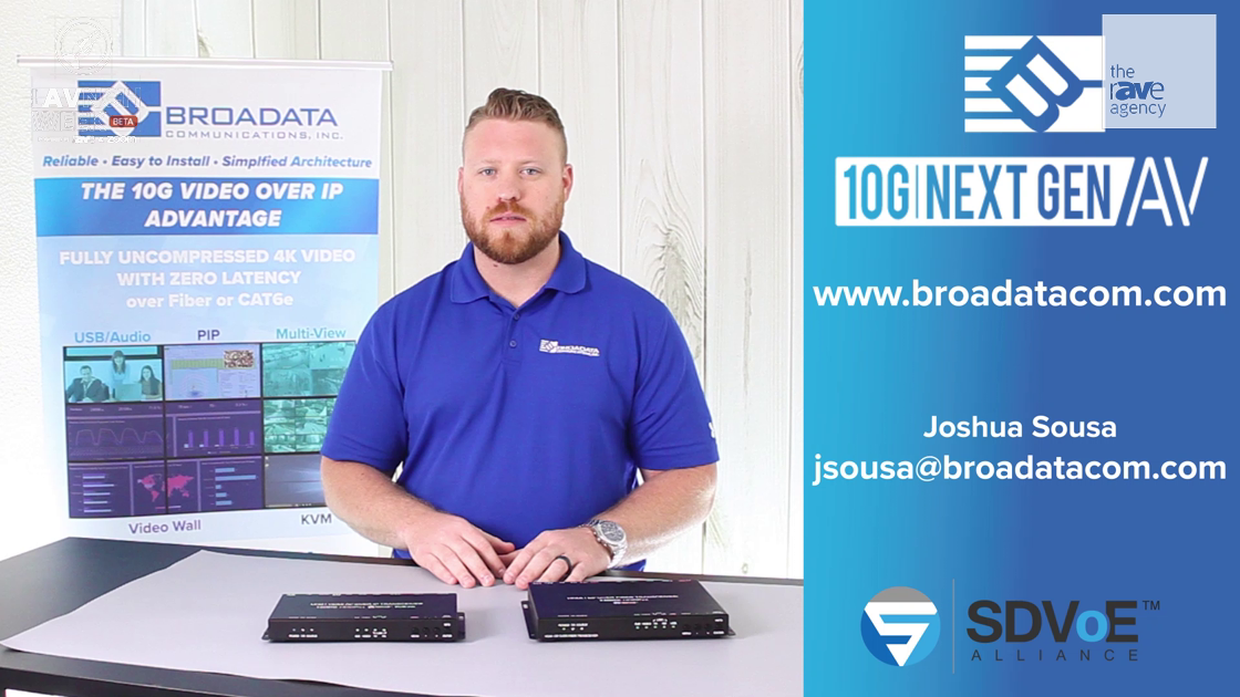 LAVNCH WEEK: Broadata Communications Reveals the LBN-10GTRO 10G AV-Over-IP IP Copper or Fiber