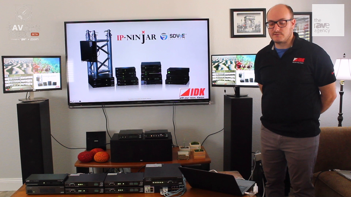 LAVNCH WEEK: IDK Corporation Features Its IP NINJAR 10G AV-Over-IP Solution