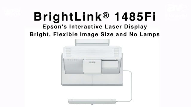 InfoComm 2020: Epson Details BrightLink Laser Displays for Education