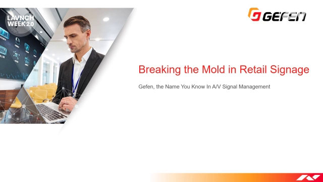 InfoComm 2020: Gefen Details Products Breaking the Mold in Retail Signage