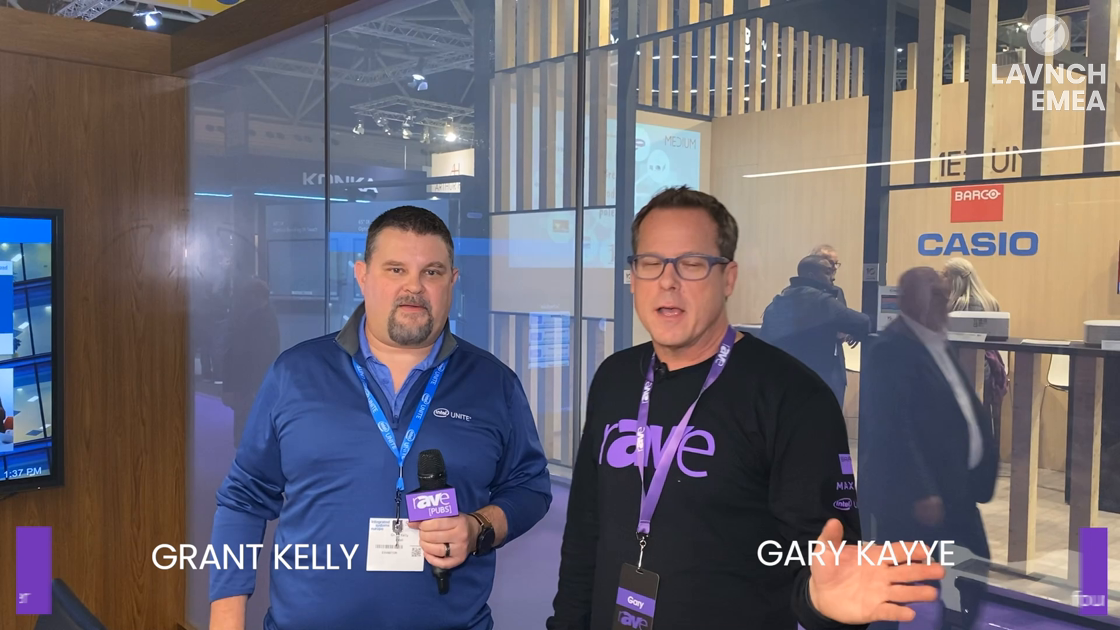 LAVNCH EMEA: Gary Kayye Takes the Perfect Intel Unite Stand Tour with Grant Kelly