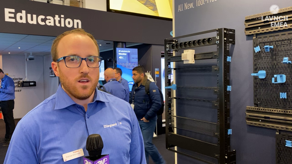 LAVNCH EMEA: Middle Atlantic Discusses Forward, Family of Rack Mounting Solutions in Legrand Stand
