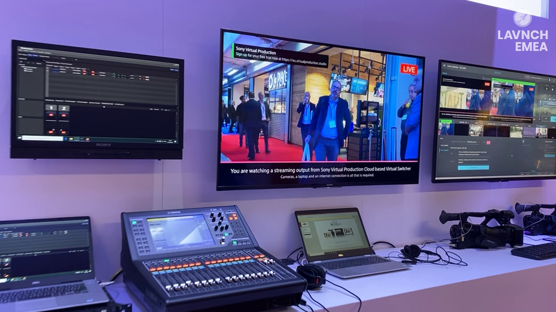 LAVNCH EMEA: Sony Showcases the Virtual Production Cloud-Based Virtual Switcher