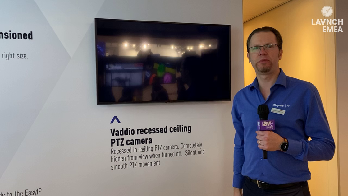 LAVNCH EMEA: Vaddio Introduces RoboFLIP 30x Recessed In-Ceiling PTZ Camera