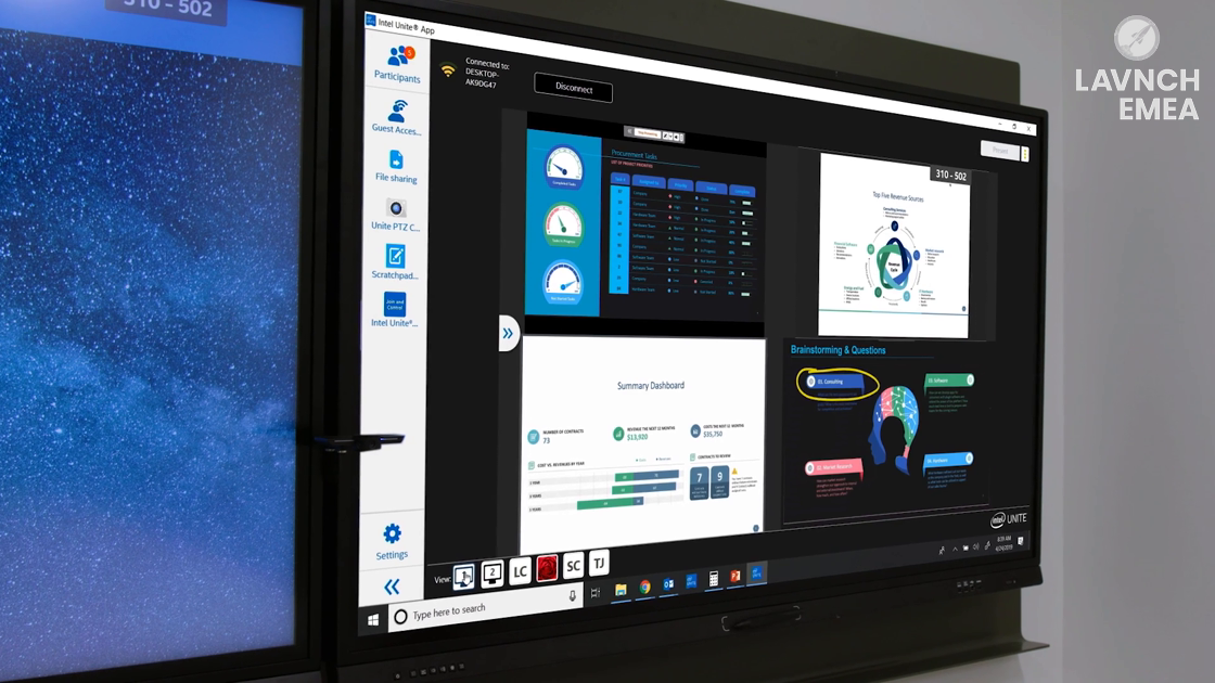 LAVNCH EMEA: Intel Unite – Collaborate from Anywhere – Without Wires or Delays