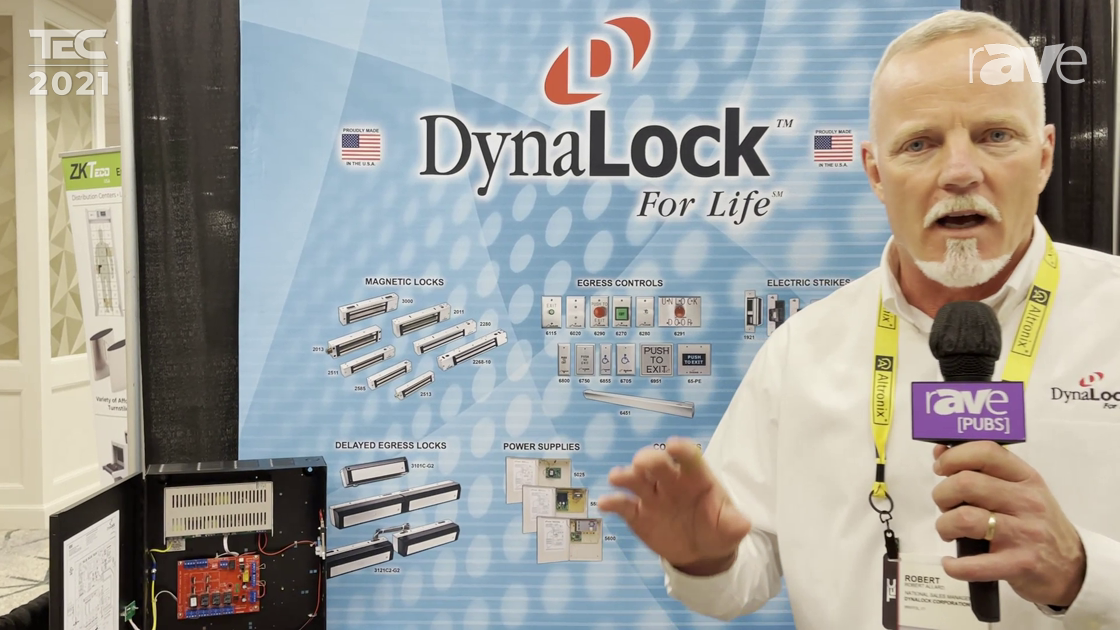 TEC 2021: DynaLock Showcases 3103C Delayed Egress MagLock System with Versatile Software Integration