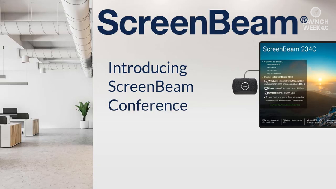 LAVNCH WEEK 4.0: ScreenBeam Conference Demo