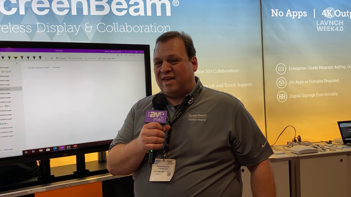 LAVNCH WEEK 4.0: ScreenBeam Shows Ghost Inking Technology