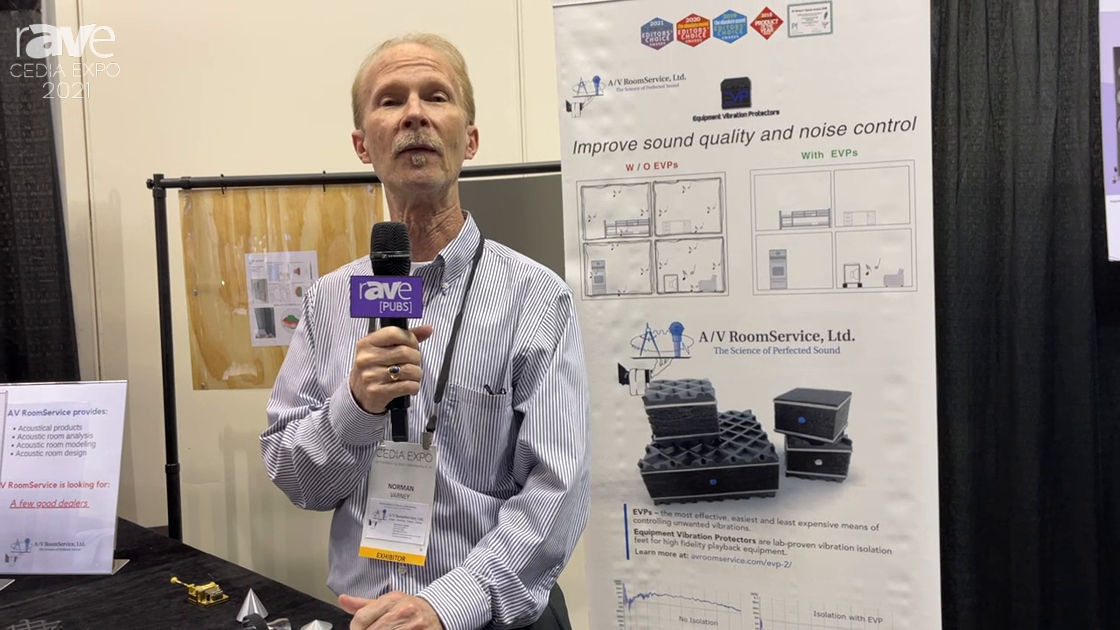 CEDIA Expo 2021: AV Room Service Demos EVP Equipment Vibration Protectors for Unwanted Vibrations