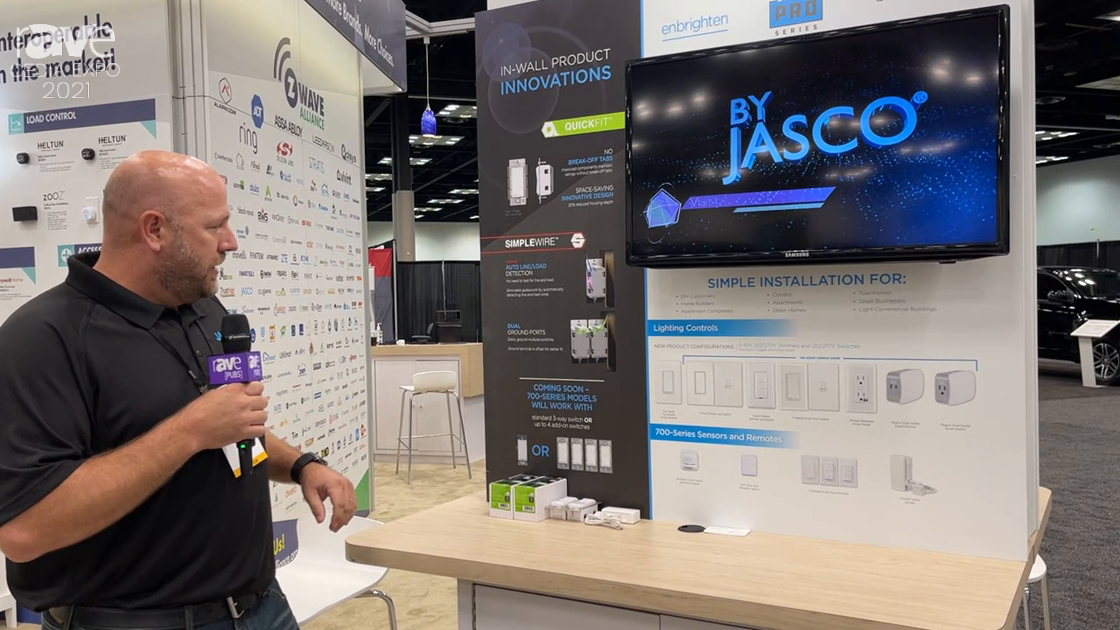 CEDIA Expo 2021: Jasco Introduces 700-Series In-Wall Switches with 3-Way Switch Capabilities