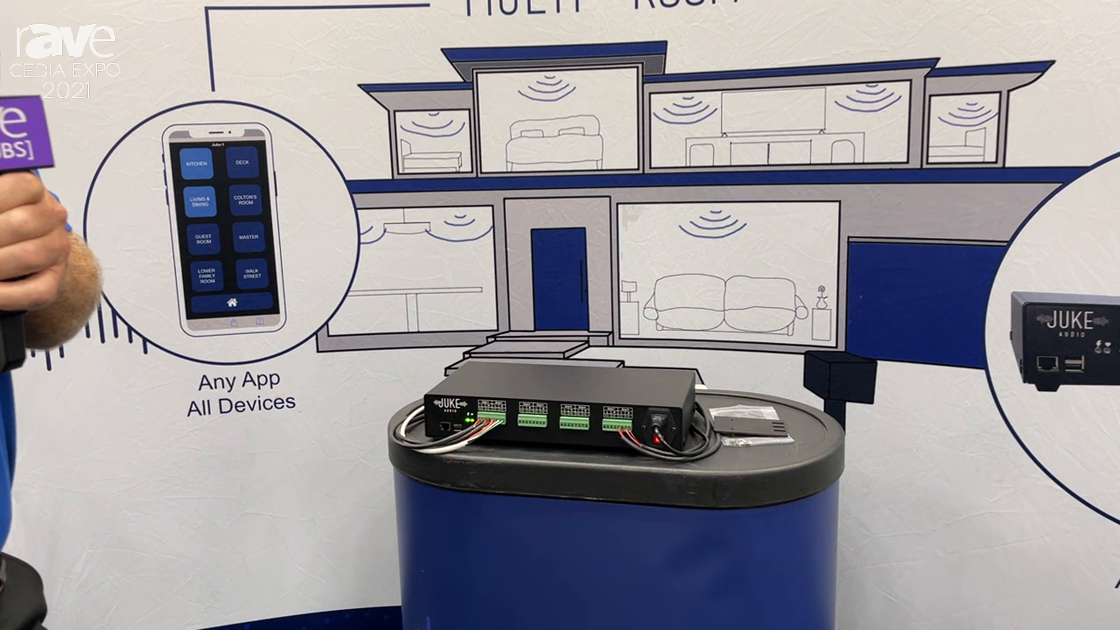 CEDIA Expo 2021: Juke Audio Exhibits Juke-8 Multi-Room Amplifier for Wireless Streaming