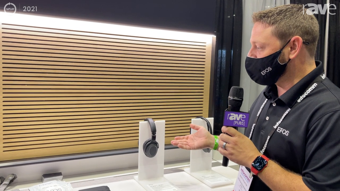 InfoComm 2021: EPOS Shows ADAPT Series Headsets for UC With Built-In Microsoft Teams, Touch Control