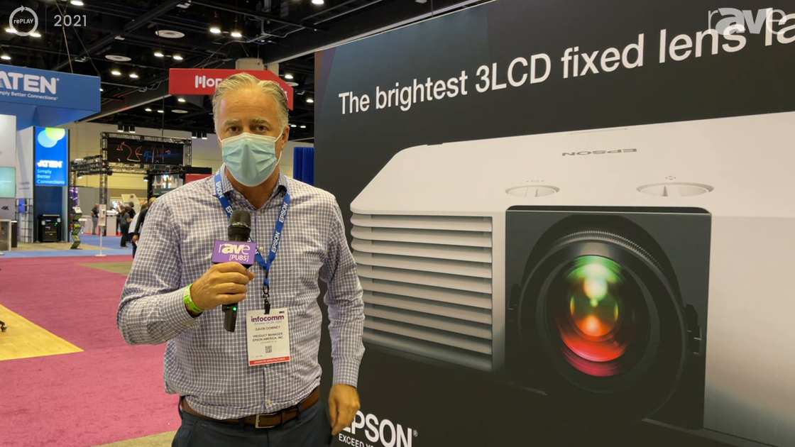 InfoComm 2021: EPSON Reveals the EB-PU2010W, a Light, Small 10,000-Lumen 3-Chip 4K Laser Projector