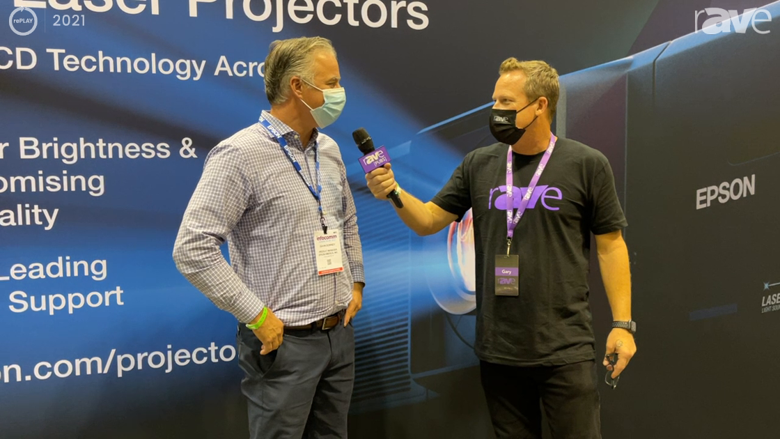 InfoComm 2021: Gary Kayye Talks to EPSON’s Gavin Downey About Laser Projection, Entry in Live Events
