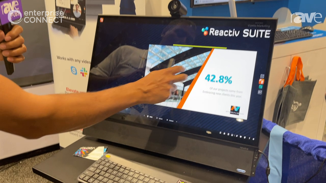 EC 2022: Vizetto Shows Off Reactiv SUITE with Presenter Mode and Whiteboard Capabilities
