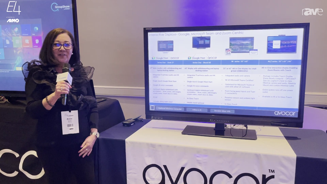 E4 Experience: Avocor Highlights E and G Series of Interactive Displays