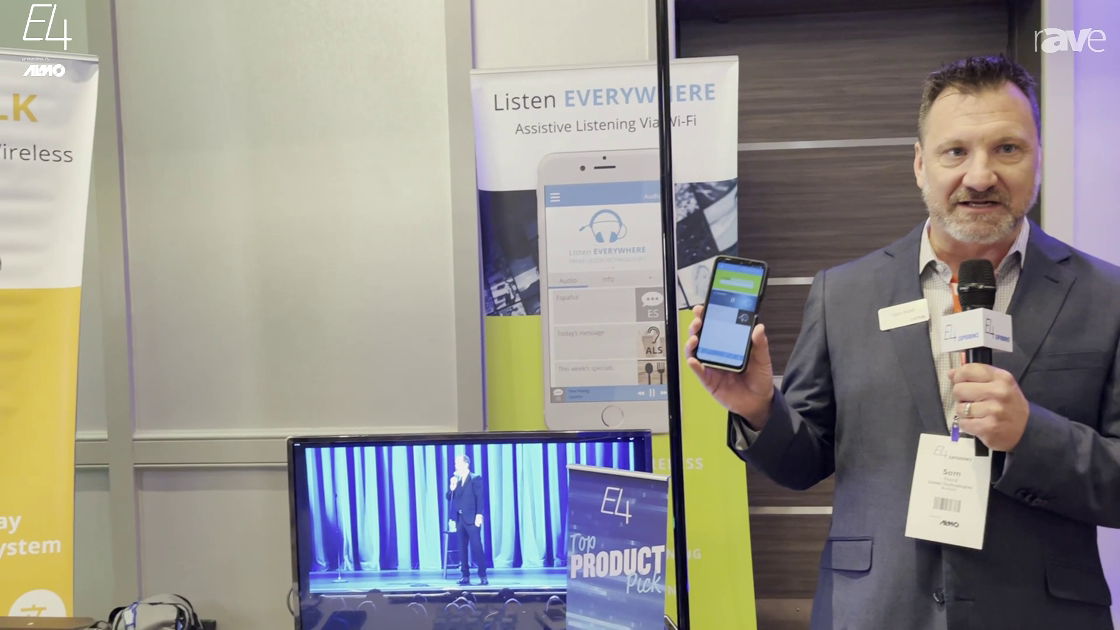 E4 Experience: Listen Technologies Shows LWR-1020 WifI Audio Receiver for Use with Listen EVERYWHERE