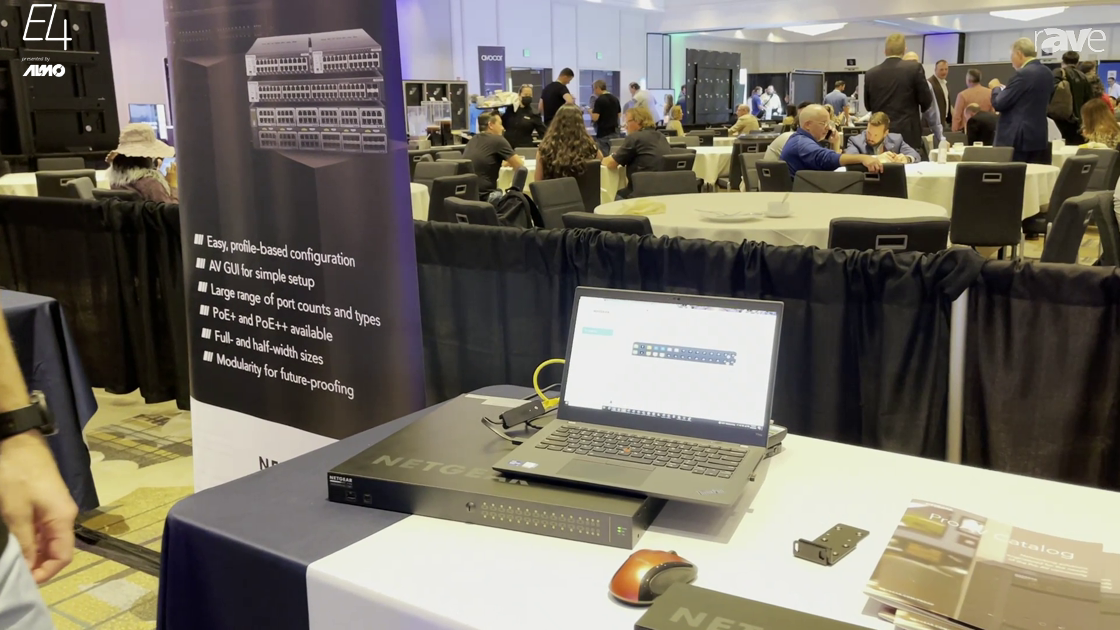 E4 Experience: Netgear Showcases M4250 Series of Network Switches for AV-over-IP Applications