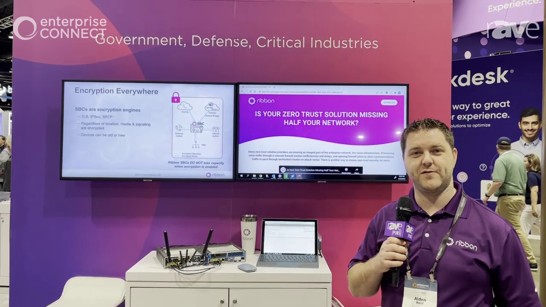 EC 2022: Ribbon Communications Talks Zero Trust For Voice Solution with SBC Encryption Engines