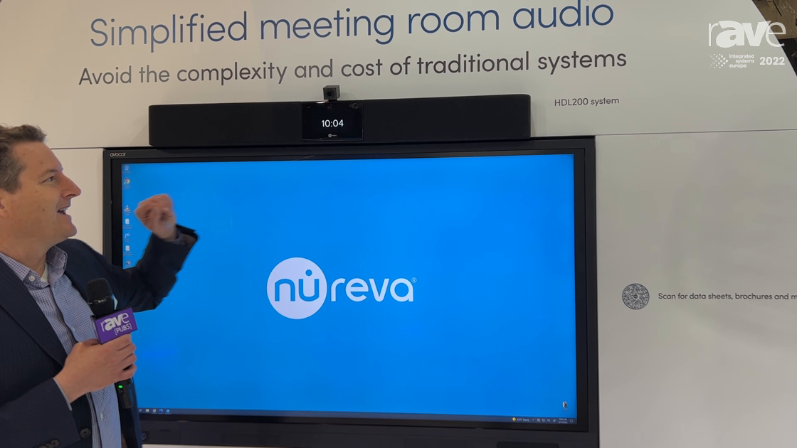 ISE 2022 Nureva Presents the HDL200 Audio Conferencing System Designed for Smaller Spaces