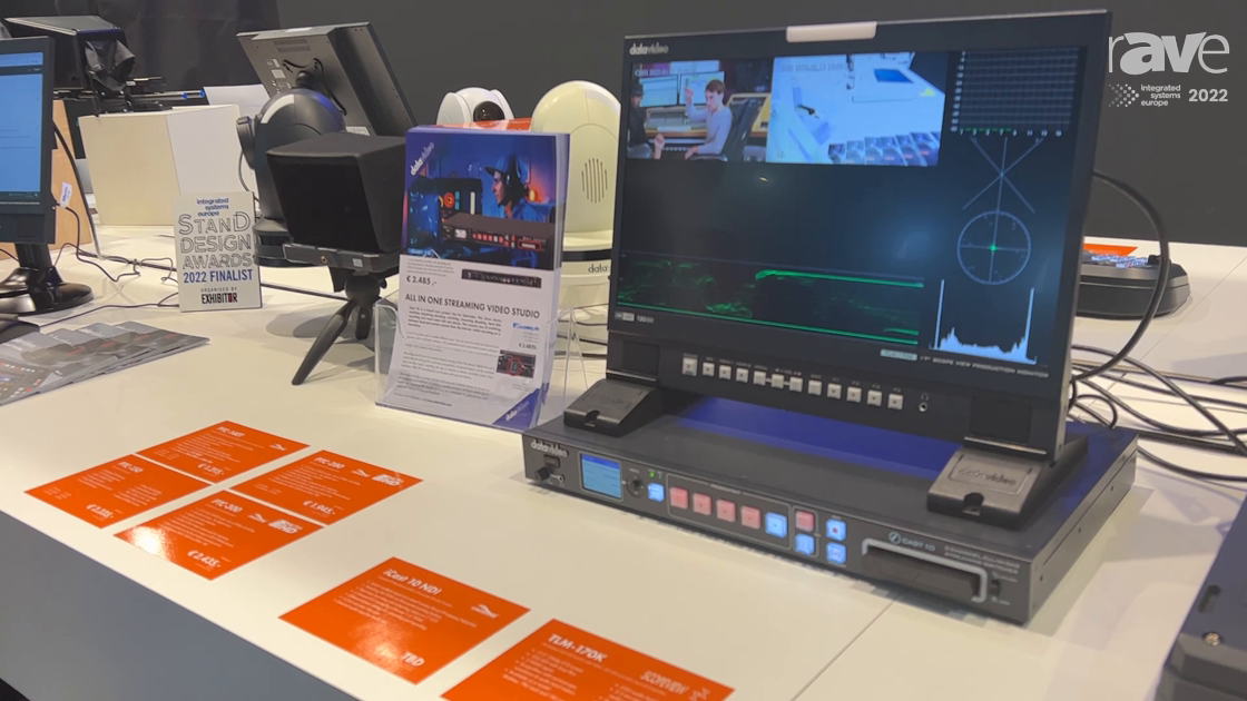 ISE 2022 Datavideo Adds iCast10 MultiChannel Streaming Switcher with
