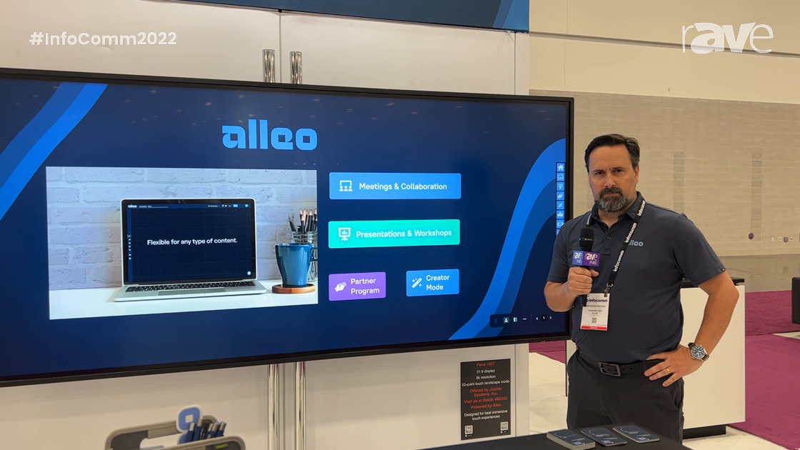 InfoComm 2022: Alleo Demos Virtual Visual Canvas Solution, a Browser-Based Collaboration Solution