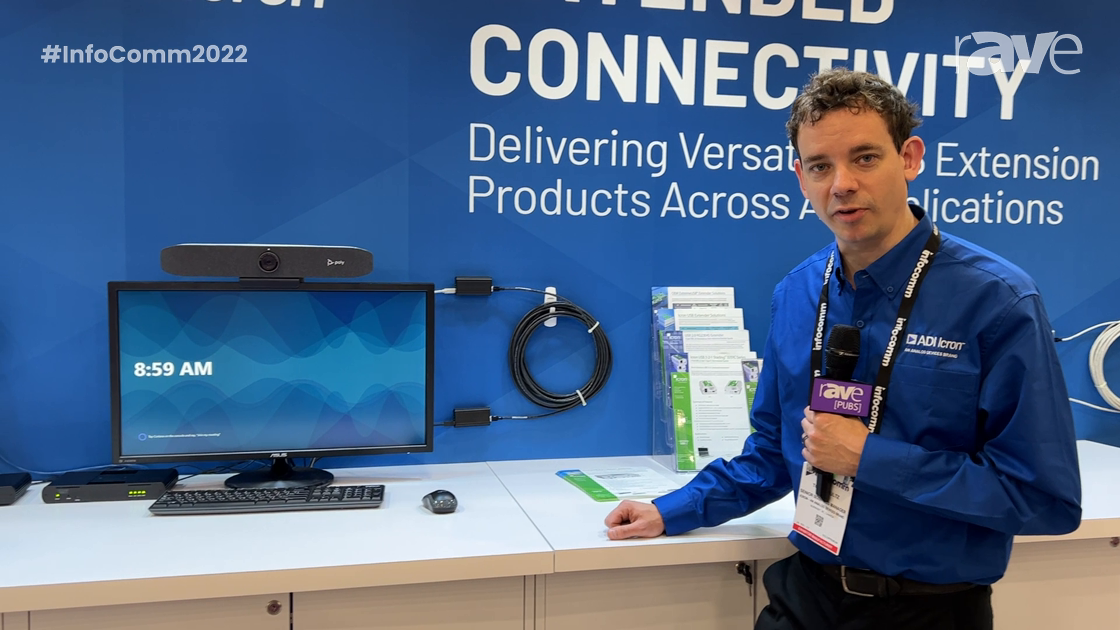 2022 Analog Devices Demos Icron USB Extension Products with