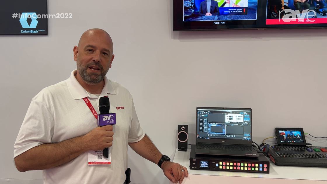 Infocomm 2022 Barco Shows 4k60 Pds 4k Presentation Switcher With Sdi