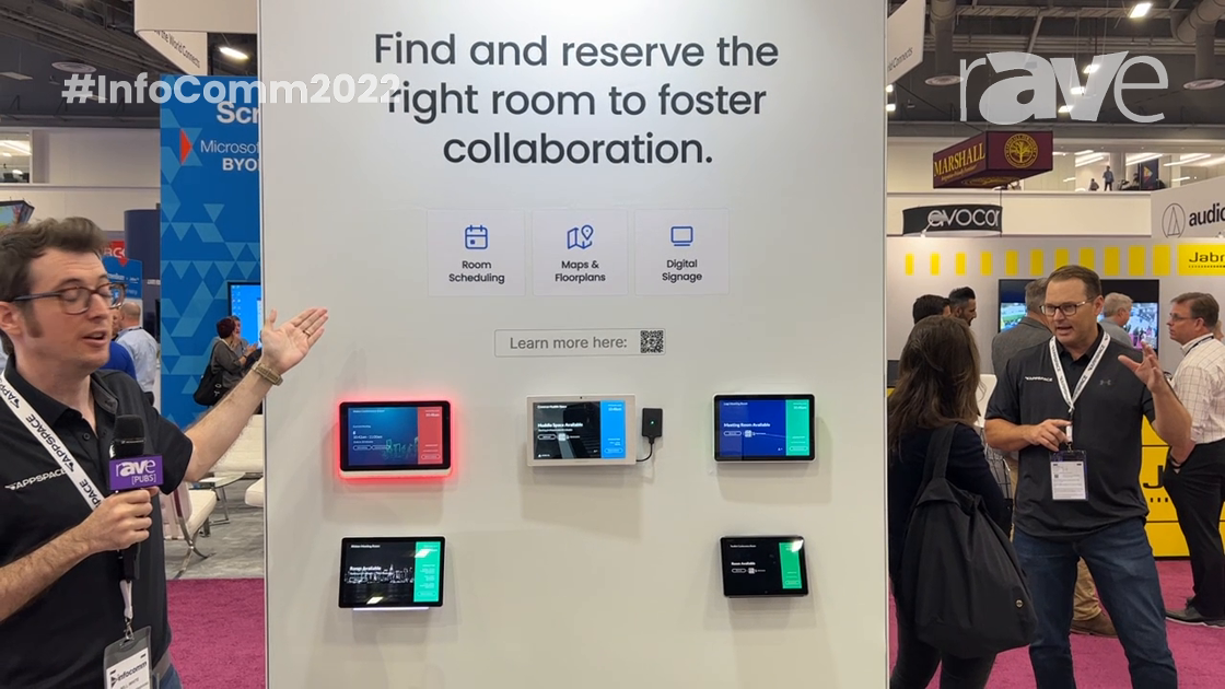 InfoComm 2022: Appspace Offers Multi-Purpose Platform for Room-Booking Applications