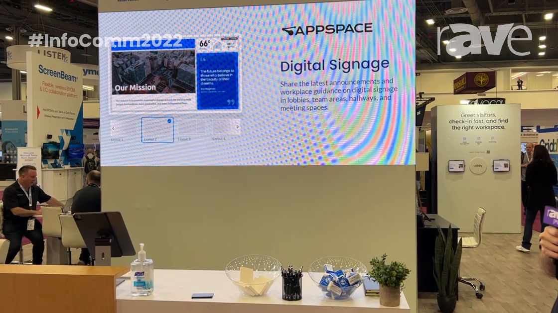 InfoComm 2022: Appspace Recommends Workspace Experience Platform for Hybrid and In-Office Working