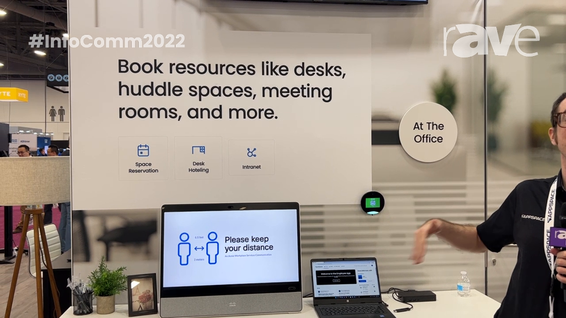 InfoComm 2022: Appspace Shows Off In-Office Workspace Management Solutions, Hot-Desking Integration