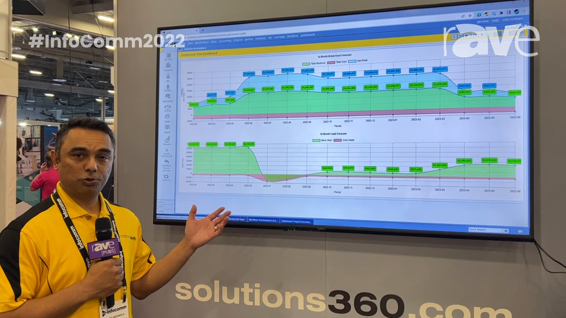InfoComm 2022: Solutions360 Showcases Q360 Purpose-Built Dashboard for AV Integrators