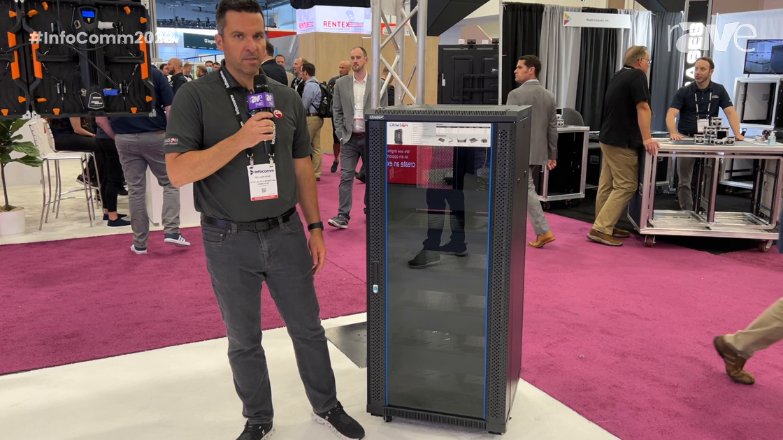 InfoComm 2022: Crimson AV Shows RC Rack Series in 12U (Wall-Mount), Plus 18U, 27U and 42U (Floor)