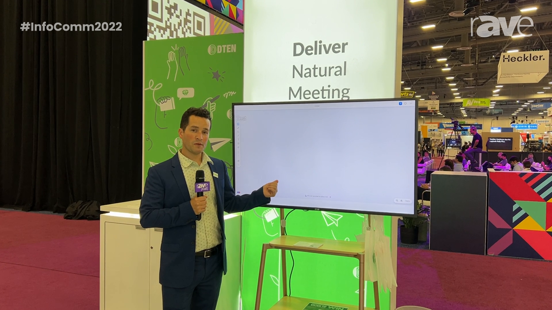 InfoComm 2022: DTEN Showcases Its ONboard Purpose-Built Collaboration Device for Zoom Whiteboarding