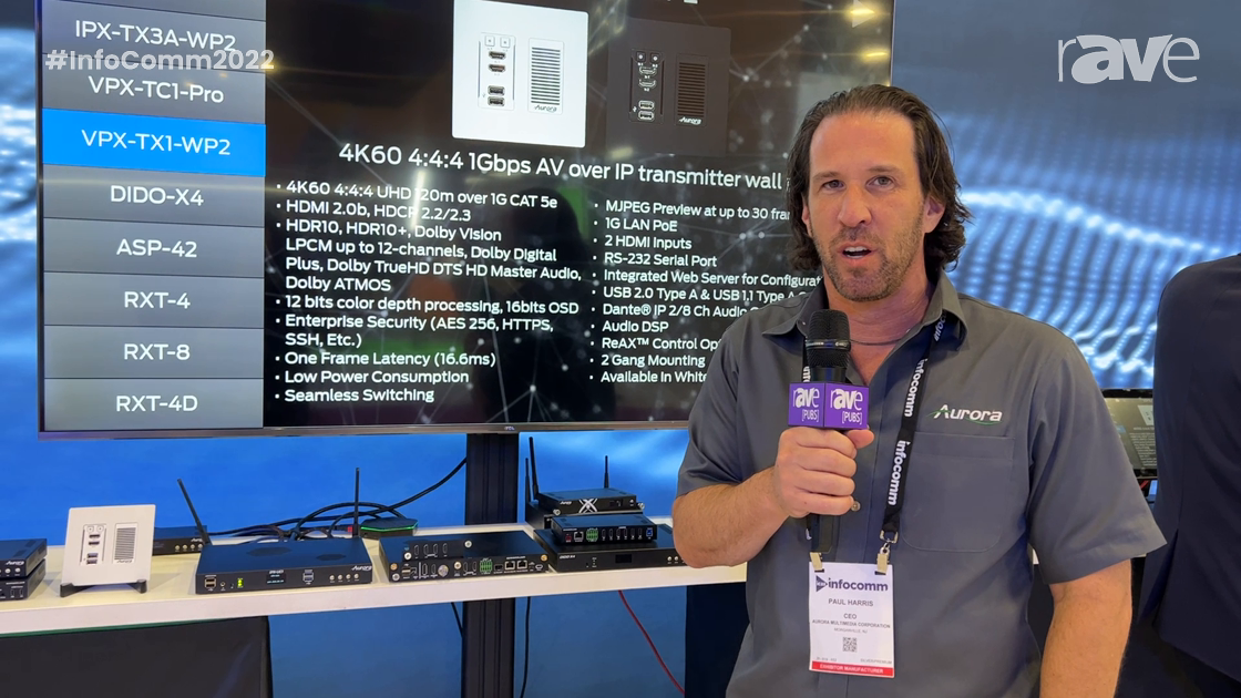 InfoComm 2022: Aurora Multimedia Shows IPX-UC1 Ultra Series Unified Communications Processor