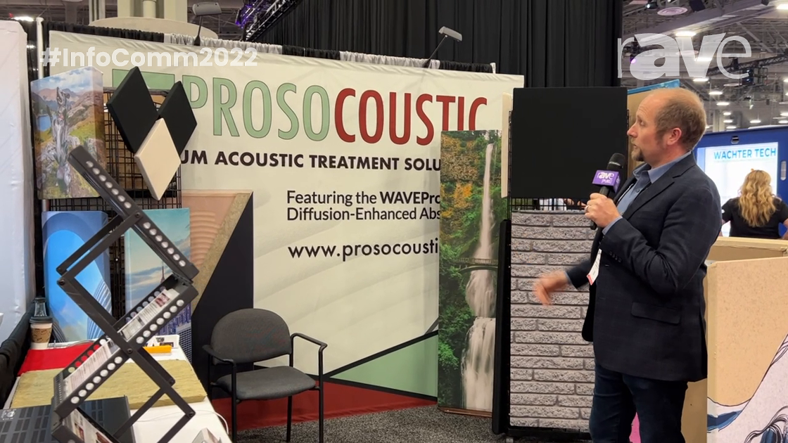 InfoComm 2022: ProSoCoustic Exhibits WAVEPro Series of Diffusion-Enhanced Acoustic Panels