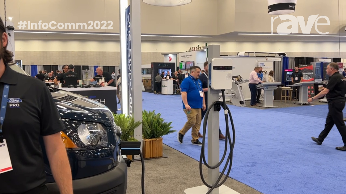InfoComm 2022: Ford Exhibits the E-Transit All-Electric Van with Adrian Steel Commercial Upfits