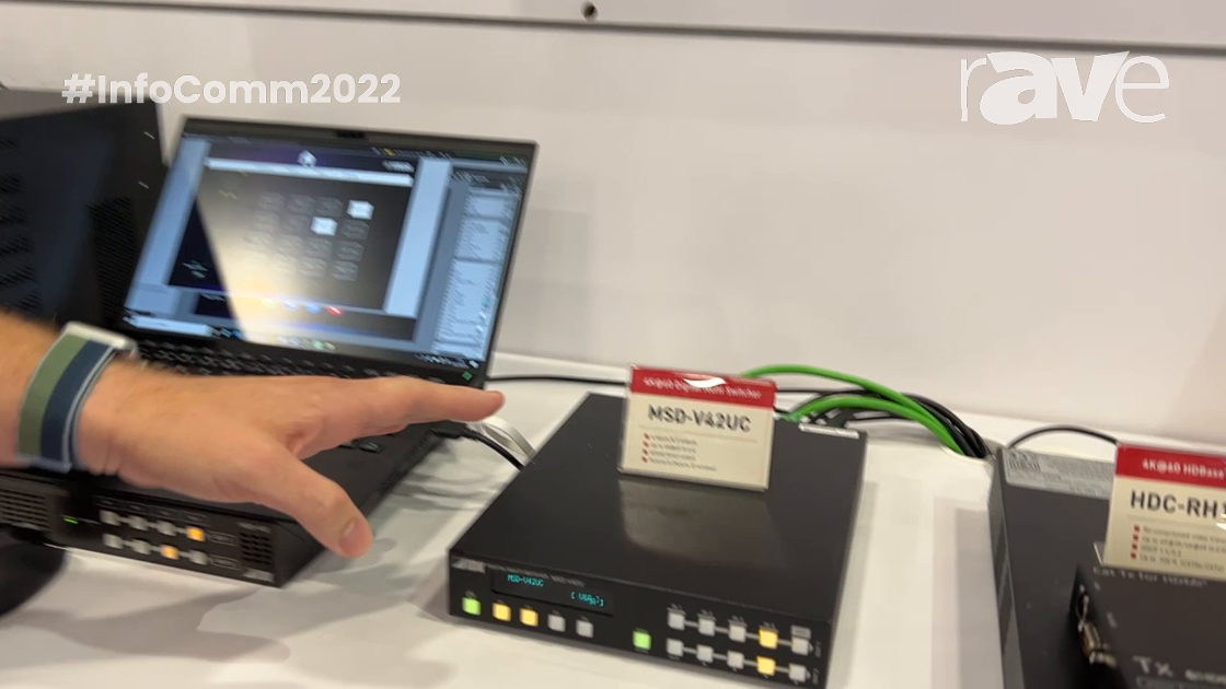 InfoComm 2022: IDK Corporation Details MSD-V42UC 4K@60 Digital Presentation Switcher