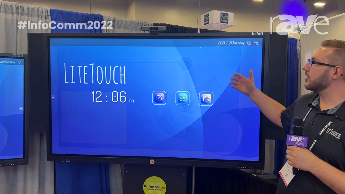 InfoComm 2022: LiteTouch and Lite the Nite Technologies Describe LiteTouch Interactive Touch Panel