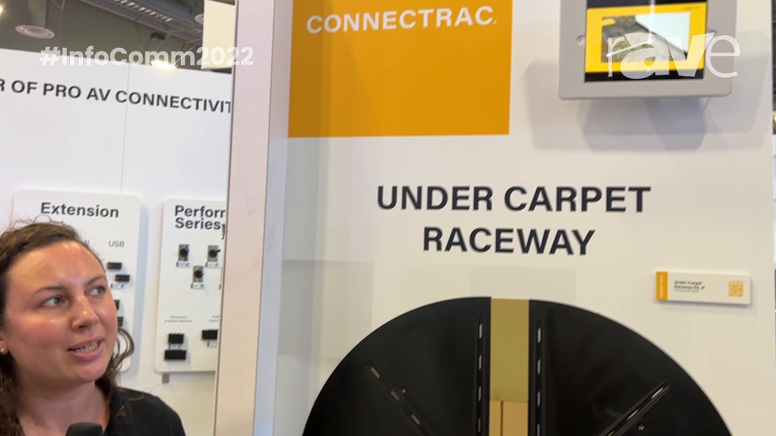 InfoComm 2022: Middle Atlantic Shows Connectrac Under-Carpet Raceway ...