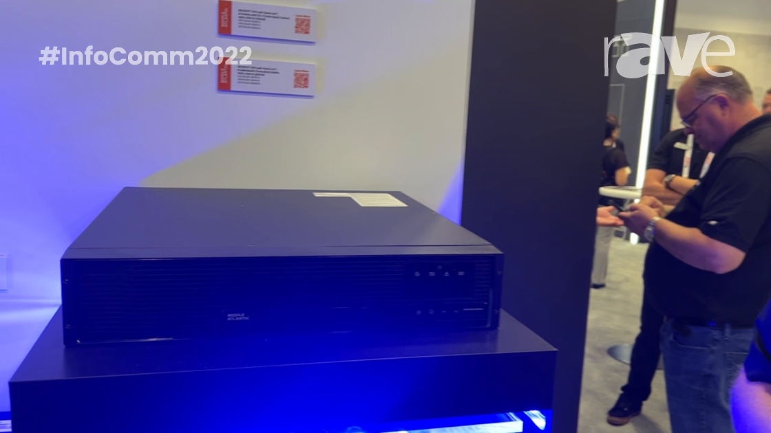 InfoComm 2022: Middle Atlantic Shows NEXSYS UPS (Uninterruptible Power Supply) on LegrandAV Stand