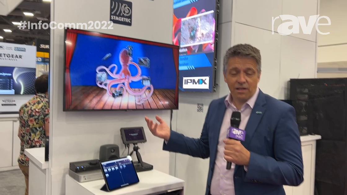 InfoComm 2022: STAGENET Describes IP-Made-Simple Platform in the AIMS Alliance Booth