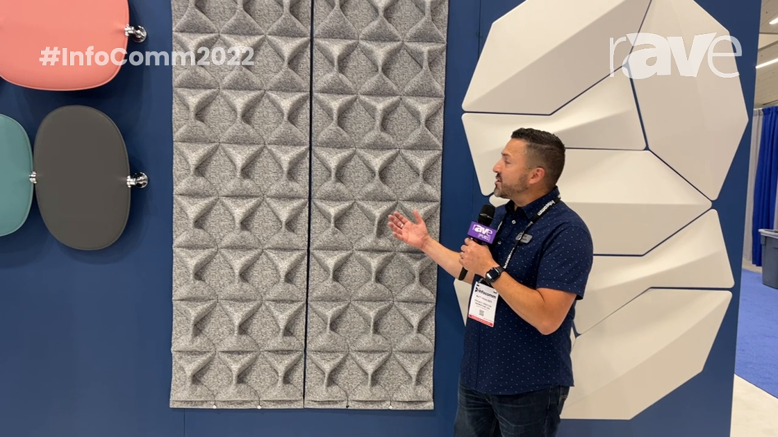 InfoComm 2022: Snowsound Describes ‘Dunes’ Acoustic Panels with Patented Snowsound Fiber Boucle