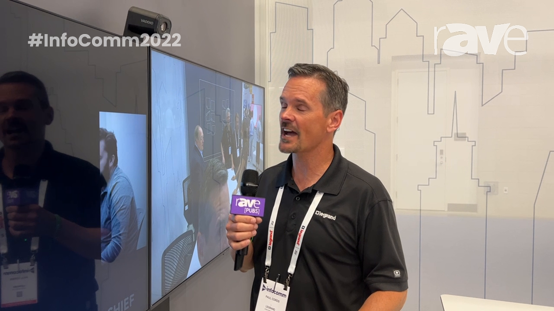 InfoComm 2022: Vaddio Shows rAVe IntelliSHOT AI-Enabled, Auto-Tracking Camera in the LegrandAV Booth