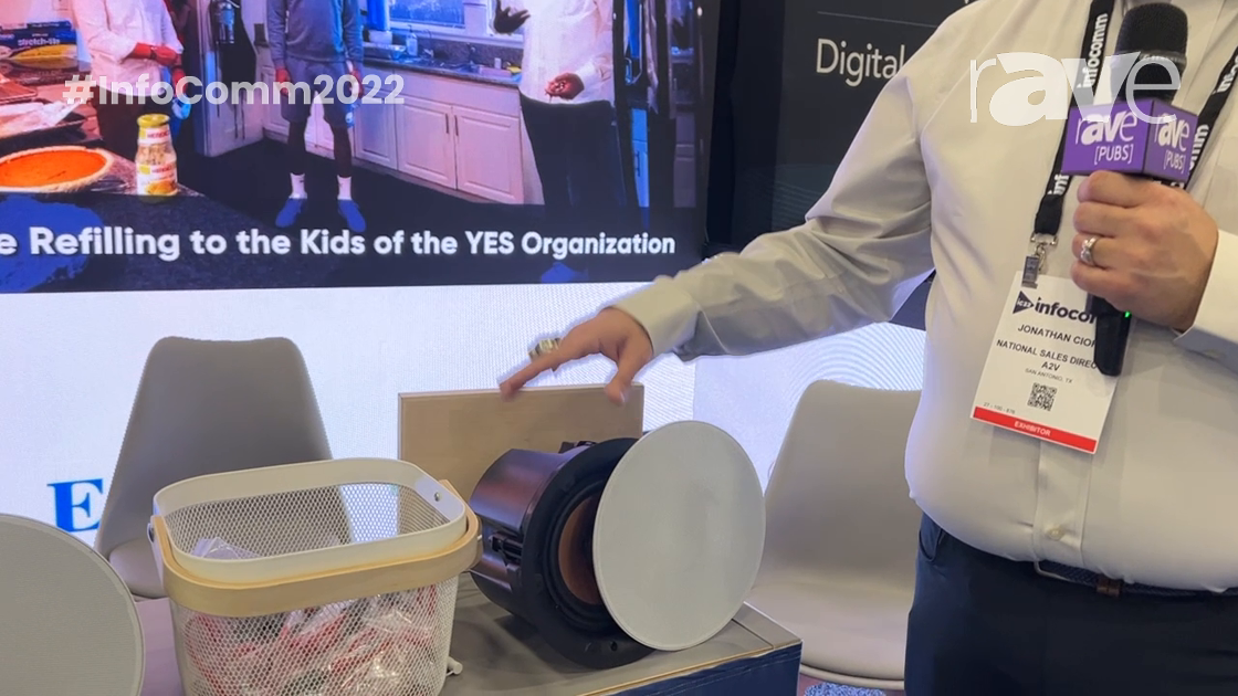 InfoComm 2022: a2v Introduces Dante-Enabled Line of In-Wall and In-Ceiling Speakers