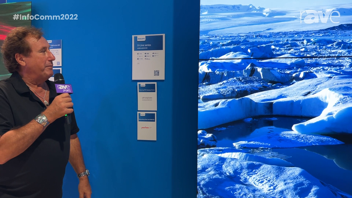 InfoComm 2022: Atmosphere TV Healthcare Features 8K Content on Philips Displays X-Line Series