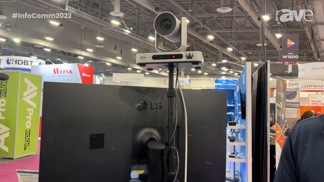 InfoComm 2022: HuddlecamHD Highlights the SimplTrack Lite, an PTZ Tracking Camera with Onboard AI