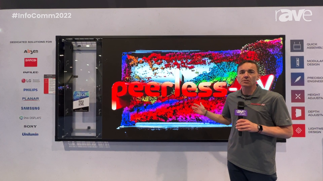 InfoComm 2022: Peerless-AV Showcases Its Kitted, Modular Mounting System for Flat dvLED Displays